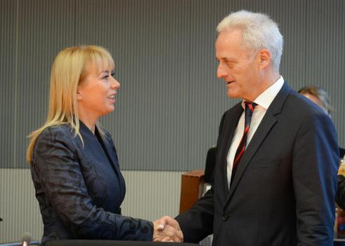 Ramsauer, Peter; Bienkowska, Elzbieta Paul-Löbe-Haus, Sitzungssaal