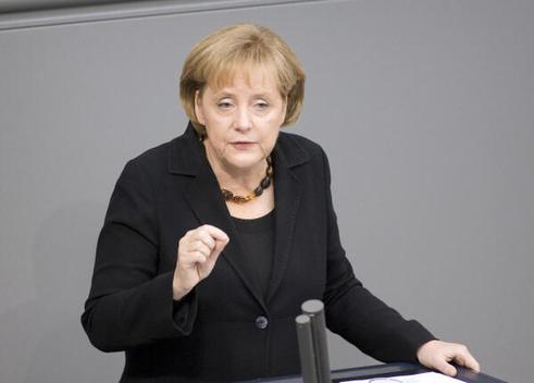 Merkel, Angela Reichstagsgebäude, Plenarsaal