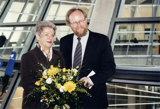 Thierse, Wolfgang; Marienfeld, Claire Reichstagsgebäude, Fraktionsebene