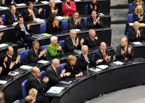 Merkel, Angela Reichstagsgebäude, Plenarsaal