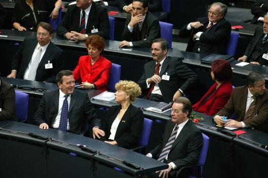 Müntefering, Franz; Schröder, Gerhard; Schwan, Gesine 