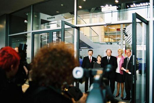 Vollmer, Antje; Lammert, Norbert; Thierse, Wolfgang; Kastner, Susanne; Solms, Hermann Otto Reichstagsgebäude, Plenarsaal