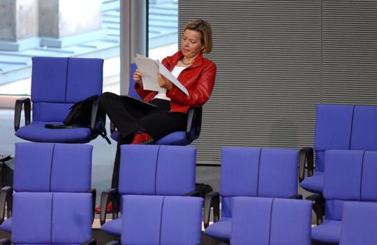 Lötzsch, Gesine Reichstagsgebäude, Plenarsaal