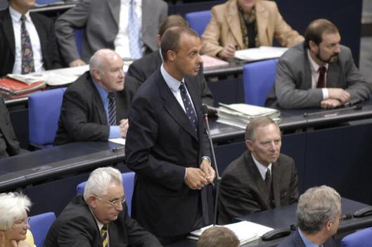 Merz, Friedrich; Schäuble, Wolfgang Reichstagsgebäude, Plenarsaal