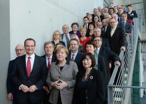 Krichbaum, Gunther; Merkel, Angela Paul-Löbe-Haus, Innenansicht