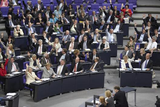 Merkel, Angela Reichstagsgebäude, Plenarsaal