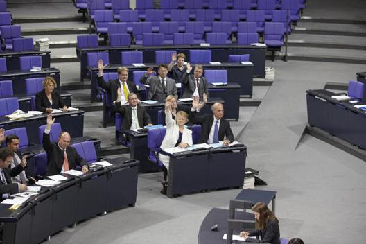 Dyckmans, Mechthild; Thiele, Carl-Ludwig; Stadler, Max; Piltz, Gisela; Wolff, Hartfrid; Fricke, Otto; Schäffler, Frank Reichstagsgebäude, Plenarsaal