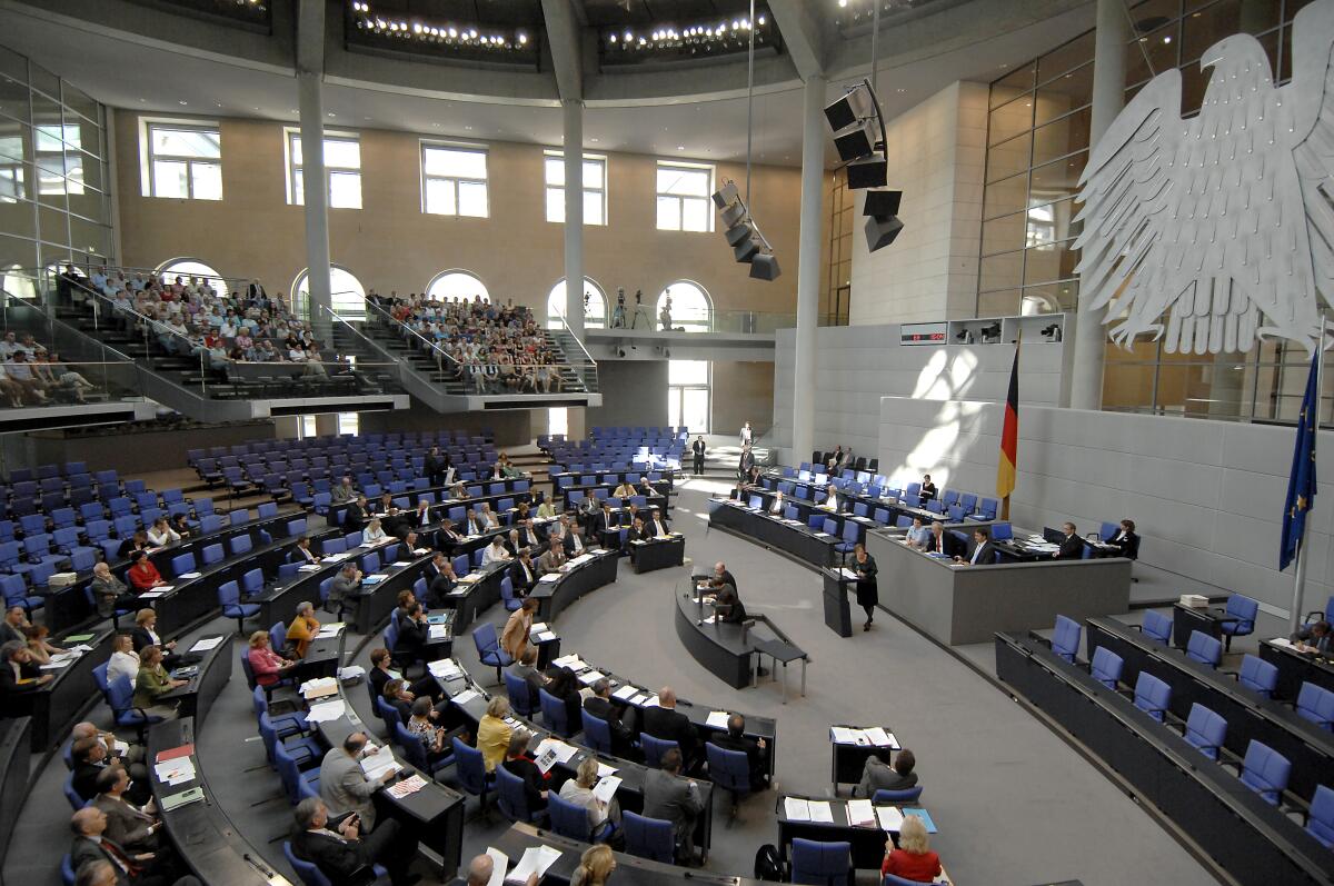  Blick in das Plenum.