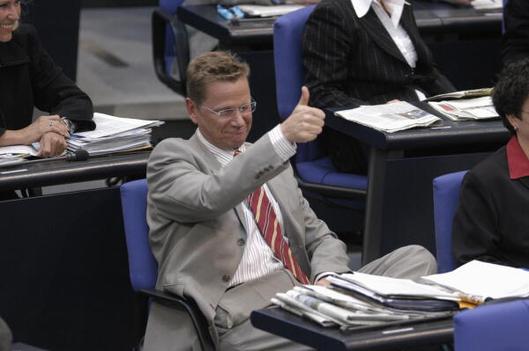 Westerwelle, Guido Reichstagsgebäude, Plenarsaal