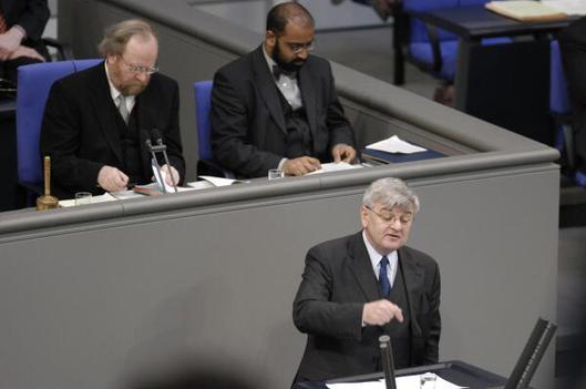 Fischer, Joseph; Thierse, Wolfgang; Winkler, Josef Philip Reichstagsgebäude, Plenarsaal