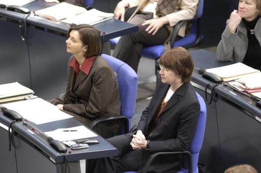 Göring-Eckardt, Katrin; Sager, Krista Reichstagsgebäude, Plenarsaal