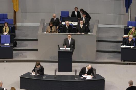 Schröder, Gerhard Reichstagsgebäude, Plenarsaal