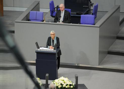 Lammert, Norbert; Klüger, Ruth Reichstagsgebäude, Plenarsaal