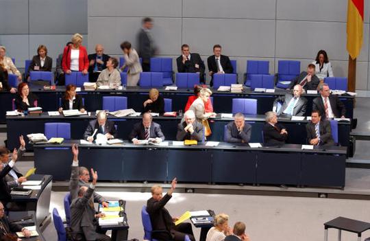 Schröder, Gerhard Reichstagsgebäude, Plenarsaal