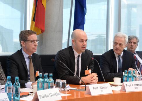 Ramsauer, Peter; Hüther, Michael; Fratzsche, Marcel Paul-Löbe-Haus, Sitzungssaal