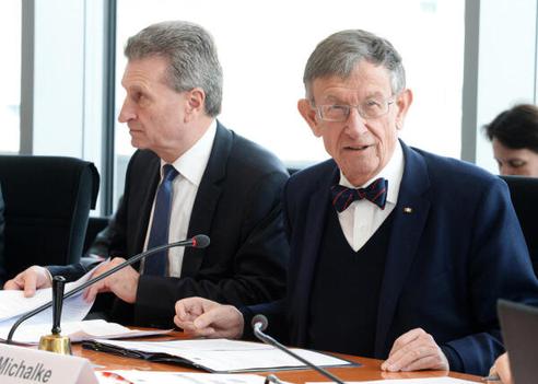 Riesenhuber, Heinz; Oettinger, Günther Paul-Löbe-Haus, Sitzungssaal