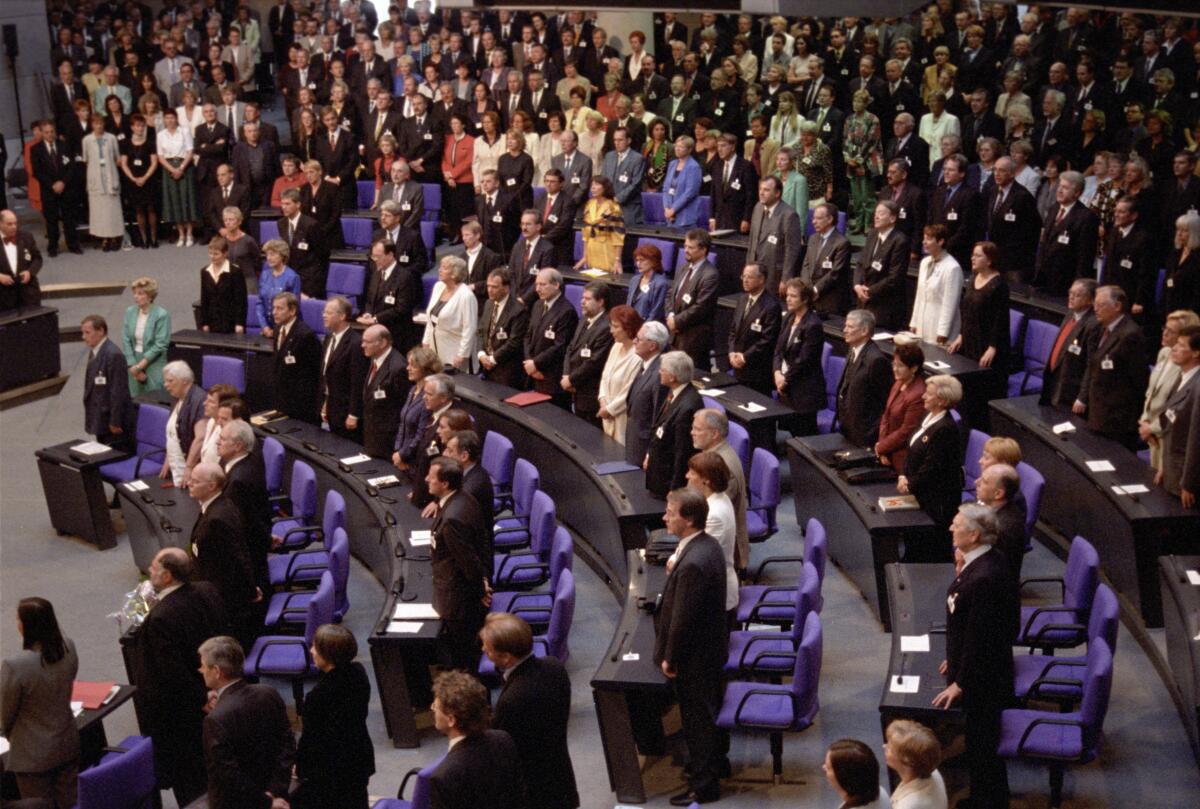 Bundesversammlung am 23. Mai 1999 mit Blick in den Plenarsaal in Berlin.; Bundesversammlung, Plenarsaal Bundesversammlung am 23. Mai 1999 mit Blick in den Plenarsaal in Berlin.; Bundesversammlung, Plenarsaal
