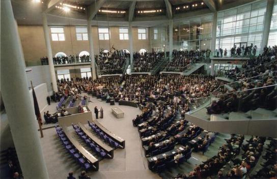 Rau, Johannes Reichstagsgebäude, Plenarsaal