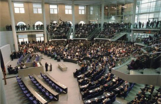 Rau, Johannes Reichstagsgebäude, Plenarsaal