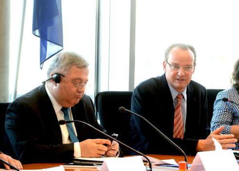Krichbaum, Gunther; Usupashvili, David Paul-Löbe-Haus, Sitzungssaal