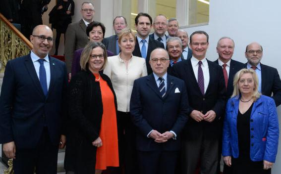 Krichbaum, Gunther; Cazeneuve, Bernard Reichstagspräsidentenpalais, Innenansicht
