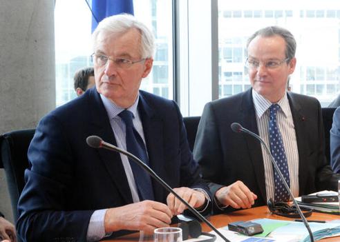 Krichbaum, Gunther; Barnier, Michel Paul-Löbe-Haus, Sitzungssaal