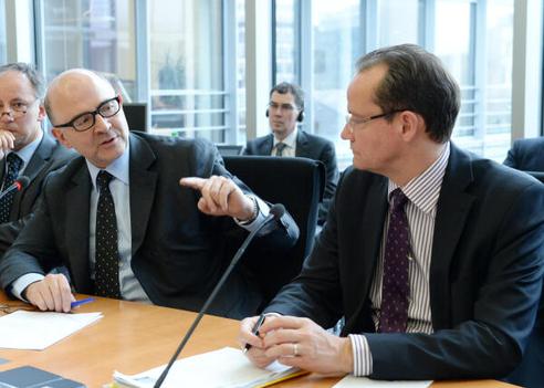 Krichbaum, Gunther; Moscovici, Pierre Paul-Löbe-Haus, Sitzungssaal