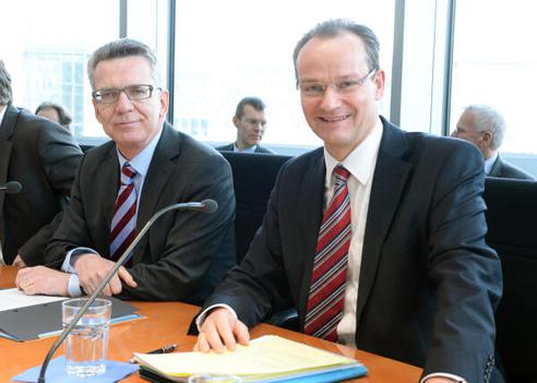 Krichbaum, Gunther; Maizière, Thomas de Paul-Löbe-Haus, Sitzungssaal