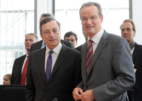Draghi, Mario; Krichbaum, Gunther Paul-Löbe-Haus, Sitzungssaal