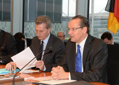 Krichbaum, Gunther; Oettinger, Günther Paul-Löbe-Haus, Sitzungssaal