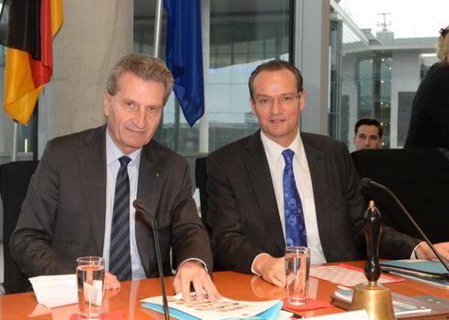 Krichbaum, Gunther; Oettinger, Günther Paul-Löbe-Haus, Sitzungssaal