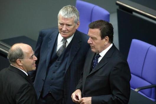 Gysi, Gregor; Schily, Otto; Schröder, Gerhard 