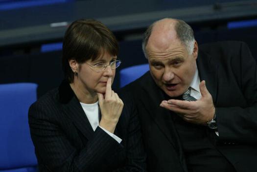Sager, Krista; Schlauch, Rezzo Reichstagsgebäude, Plenarsaal