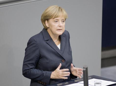 Merkel, Angela Reichstagsgebäude, Plenarsaal