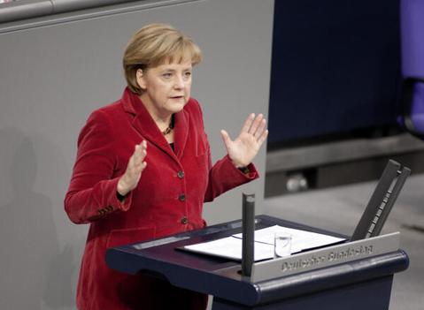Merkel, Angela Reichstagsgebäude, Plenarsaal