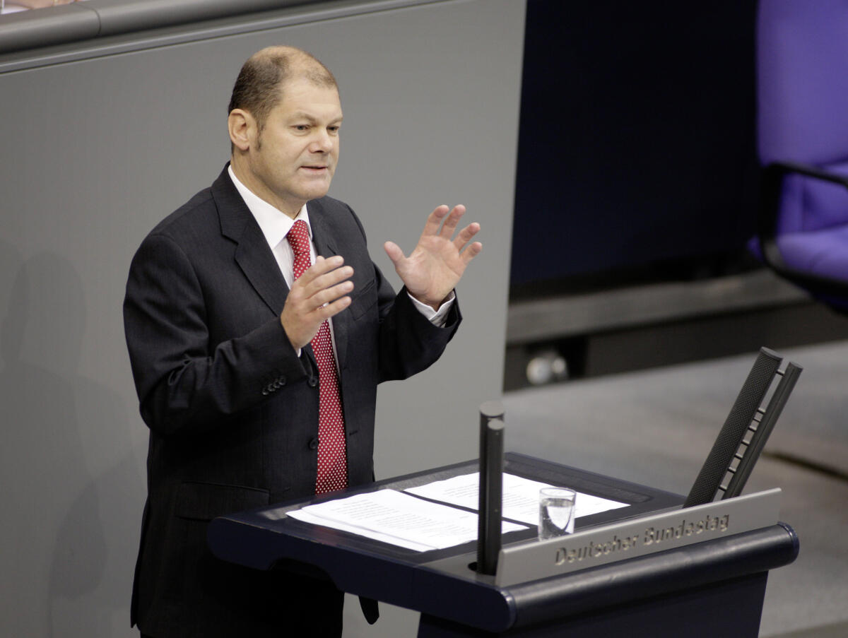 Scholz, Olaf Olaf Scholz , Bundesminister für Arbeit und Soziales, SPD am 18.09.2008