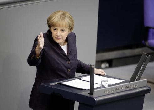 Merkel, Angela Reichstagsgebäude, Plenarsaal
