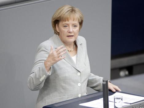 Merkel, Angela Reichstagsgebäude, Plenarsaal