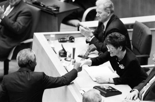 Mandela, Nelson; Süssmuth, Rita Liegenschaften in Bonn, Plenargebäude