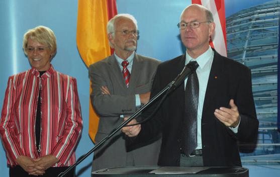 Lammert, Norbert; Kastner, Susanne; Börnsen, Wolfgang Reichstagsgebäude, Fraktionsebene