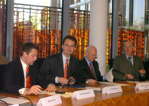 Scheuer, Andreas; Krings, Günter; Stelzl, Hans-Joachim; Lammert, Norbert Paul-Löbe-Haus, Sitzungssaal