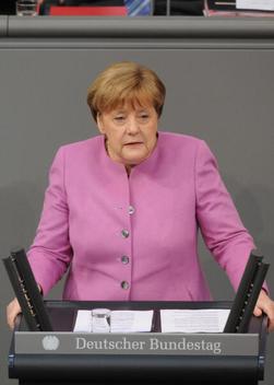 Merkel, Angela Reichstagsgebäude, Plenarsaal