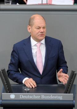 Scholz, Olaf Reichstagsgebäude, Plenarsaal