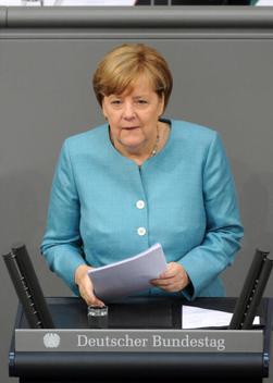Merkel, Angela Reichstagsgebäude, Plenarsaal