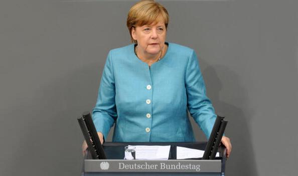 Merkel, Angela Reichstagsgebäude, Plenarsaal