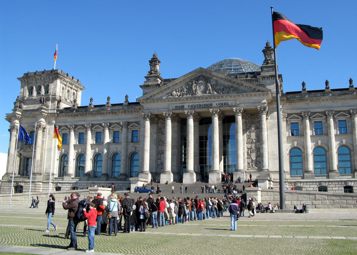  Der Reichstag ist ein interessantes Ziel für Berlinbesucher.