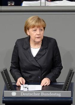 Merkel, Angela Reichstagsgebäude, Plenarsaal
