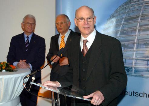 Lammert, Norbert; Pöttering, Hans-Gert; Verheugen, Günter Verbindungsbüro des Deutschen Bundestages in Brüssel