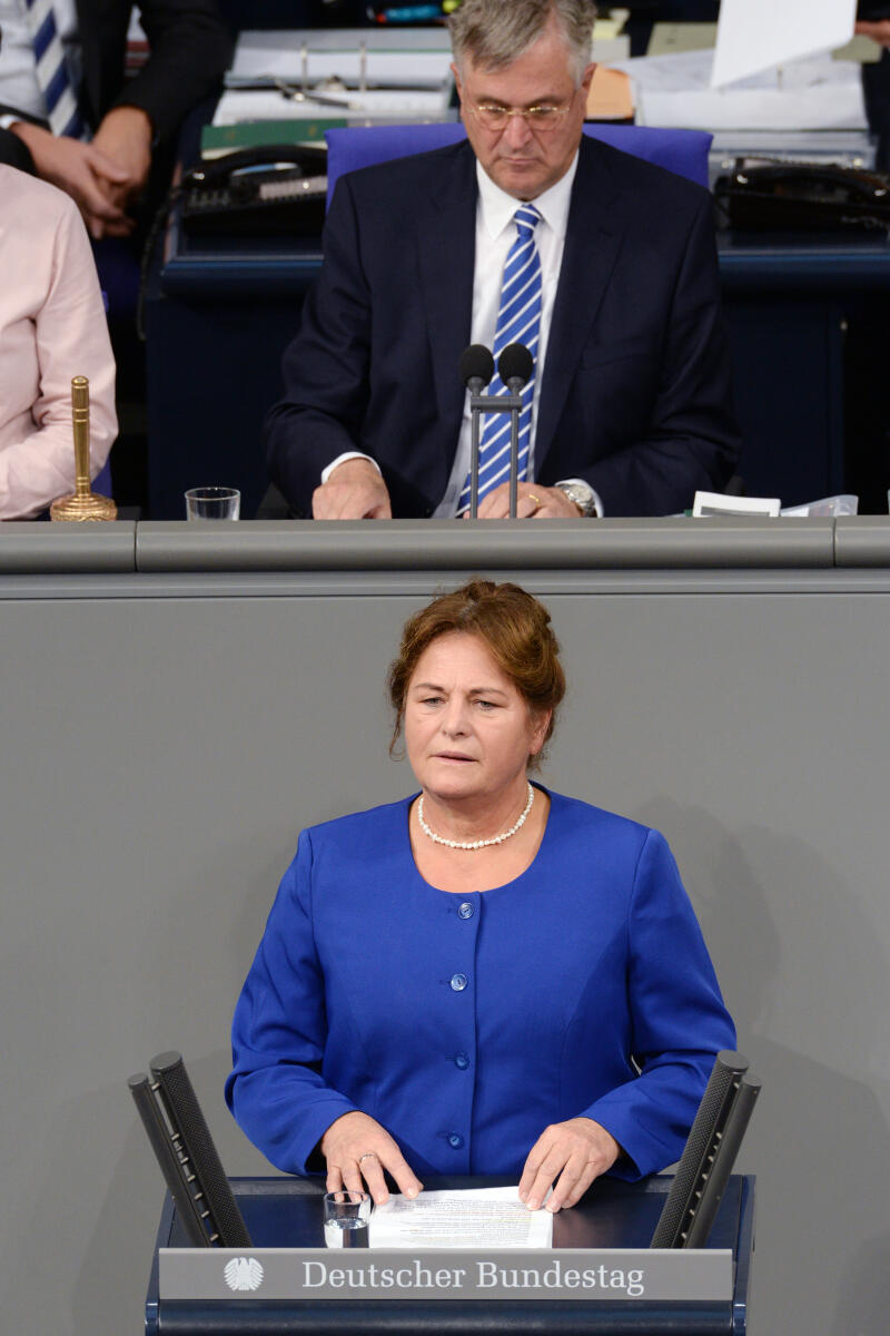 Maria Michalk, CDU/CSU, Bundestagsabgeordnete, Abgeordnete, Mitglied Deutscher Bundestag, MdB, Rede, 66. Sitzung, Top 3, Thema: Sterbebegleitung, Vorsitz: Bundestagsvizepräsident Peter Hintze, CDU/CSU.; Rednerpult. Michalk, Maria; Hintze, Peter Maria Michalk, CDU/CSU, Bundestagsabgeordnete, Abgeordnete, Mitglied Deutscher Bundestag, MdB, Rede, 66. Sitzung, Top 3, Thema: Sterbebegleitung, Vorsitz: Bundestagsvizepräsident Peter Hintze, CDU/CSU.; Rednerpult.
