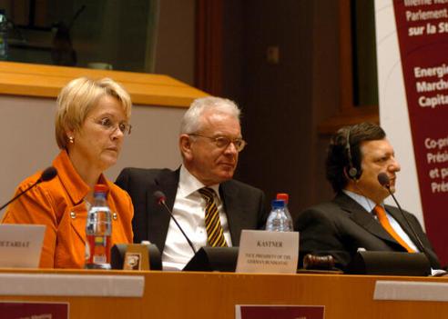 Kastner, Susanne; Pöttering, Hans-Gert; Barroso, José Manuel Europäisches Parlament